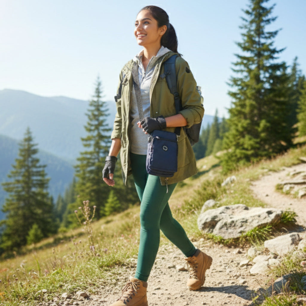 Crossbody Shoulder Bag for Men & Women – Lightweight Travel Sling Bag with Multi-Pocket Organizer for Everyday Carry