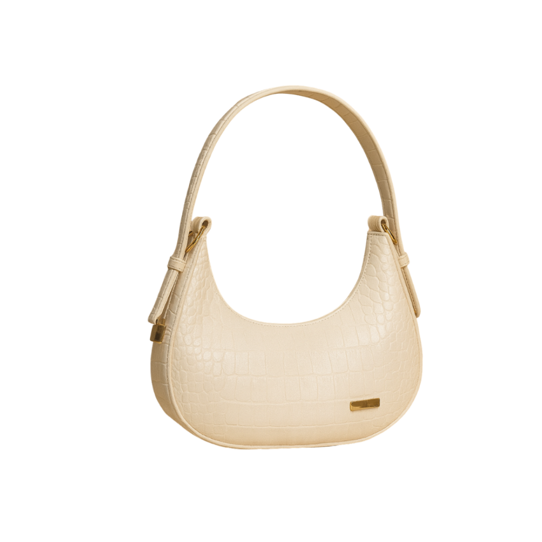 Crescent Design Shoulder Handbag–Premium Minimalist Handbag
