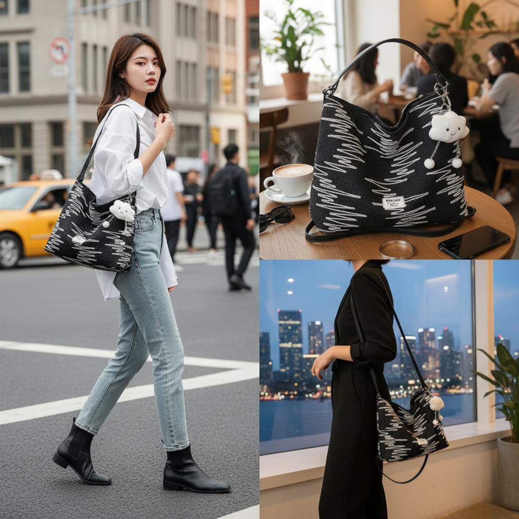 MULADID Convertible Tote Backpack – Stylish Multi-Color Shoulder & Backpack Bag