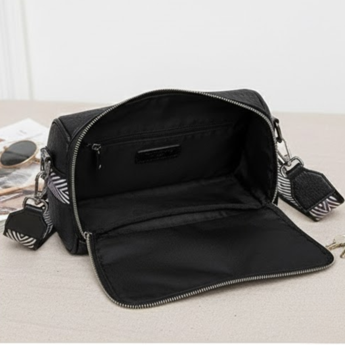 Premium Elephant Studded Sling Bag | Designer Broad Strap Shoulder Bag for Women