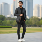 Anti-Theft USB Sling Bag for Men | Waterproof Travel Crossbody Chest Bag